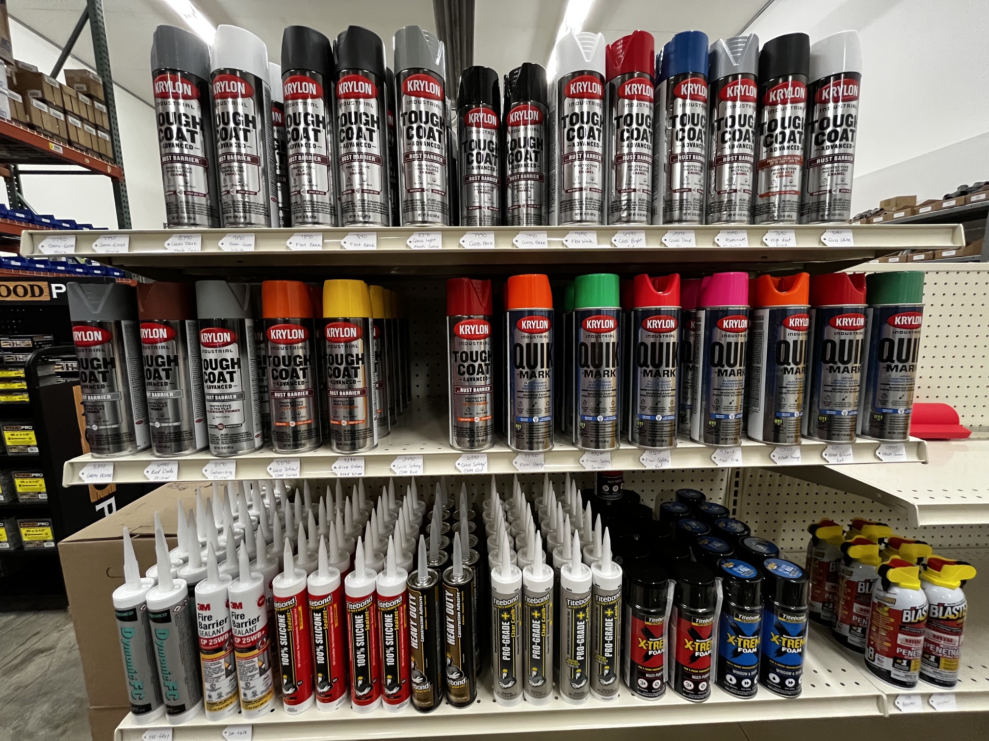 Paint, Spray Paint, Caulk and Sealants